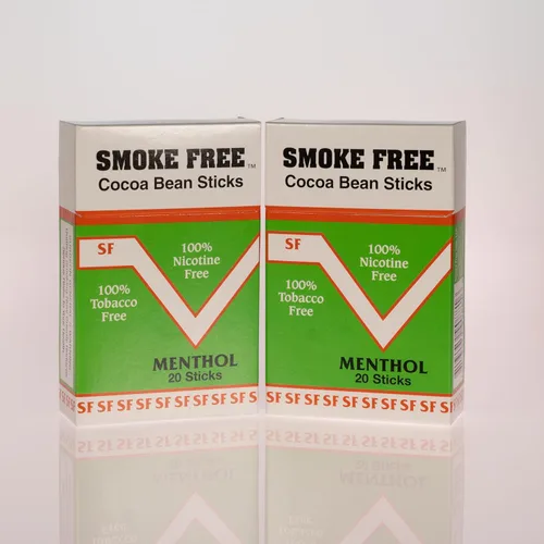 Vista 7 de Smoke Free Cigarrillos de cacao a base de hierbas, 10 paquetes de mentol, 100% libre de tabaco y nicotina, no adictivos, sustituto del tabaco, sabor