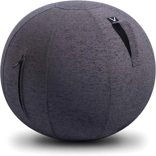 Vivora Luno – silla de pelota sentada para oficina, dormitorio y hogar, ligera, de pie, ergonómica, motivador de postura, pelota de ejercicio, con
