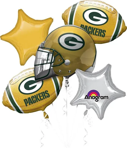 Vista 14 de Anagram Cleveland Browns - Ramo de globos de fútbol americano de la NFL, 5 piezas