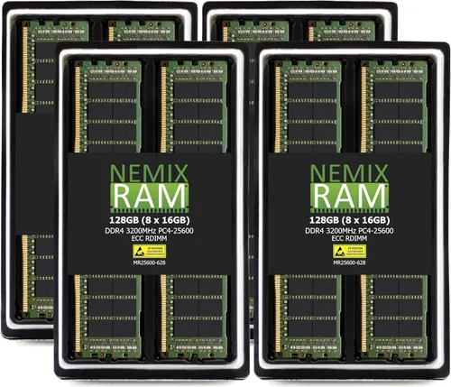 Vista 9 de NEMIX RAM 16 GB (1 x 16 GB) DDR4 3200 MHZ PC4-25600 2Rx4 ECC RDIMM compatible con la placa base GIGABYTE MC62-G40 MC62-G41