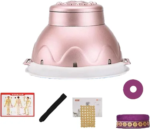Vista 11 de Kit Relief Moxa Box Copper Relax Device Moxibustion Box Care Heating Tool Smoke Moxa Stick Burner Holder(Large 5-Piece Set)