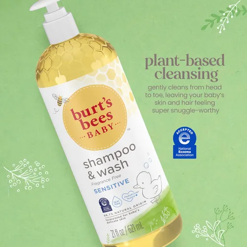 Vista 32 de Burt's Bees Baby Shampoo and Baby Wash Refill