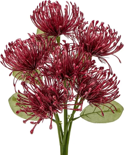 Briful 6 piezas flores artificiales de crisantemo de otoño de 4 pulgadas, flor de acerico falsa, grandes crisantemos araña, flores de otoño para