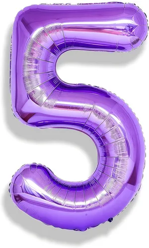 Vista 41 de Globos de Sirena Número 0 de 40 Pulgadas, Juego de Globos de Números Grandes Morado Verde Azulado Arcoíris 0-9, Globos de Números de Papel