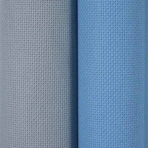 Vista 32 de KCS 2 piezas de tela de costura de algodón Aida de punto de cruz de 15 x 18 pulgadas (blanco antiguo, 14 unidades)