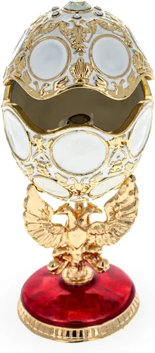 Vista 5 de BestPysanky 1913 Romanov Tercentenario Royal Huevo de Pascua 3,6 pulgadas