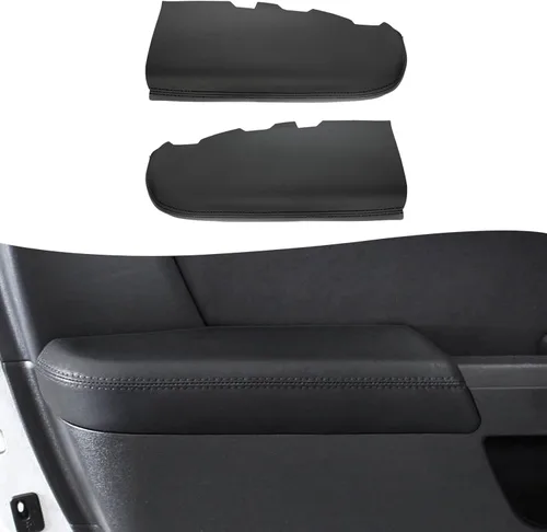 Vista 10 de KBH Funda para reposabrazos de consola central para Honda Pilot 2009 2010 2011 2012 2013 2014 2015, piel de vinilo, protector de cojín para tapa
