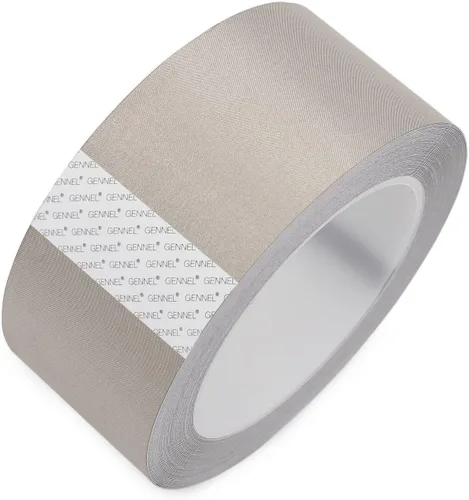 Vista 8 de Cinta adhesiva de tela conductora, cinta Faraday para blindaje EMI, bloqueo de señal de interferencia, reparación LCD de teléfono móvil portátil