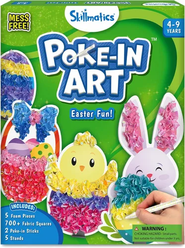 Vista 18 de Skillmatics Poke-in Art - Princesas mágicas, diversión sin desorden para niños, kits de manualidades de madera de bricolaje, actividad creativa