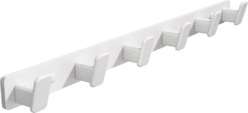 Vista 11 de Perchero de pared para colgar abrigos, perchero negro con 4 ganchos, ganchos de aluminio para colgar abrigos, sombreros, bolsos, toallas, soporte