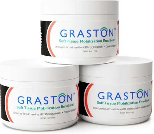 Vista 7 de Graston Technique Emoliente enriquecido con vitamina E - Tarro de 4 onzas, ideal para loción IASTM y crema de terapia de masaje, crema perfecta