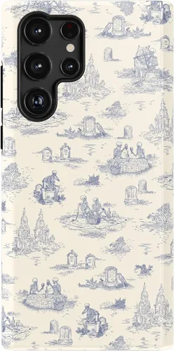 Vista 329 de Casely Funda para Galaxy S9 Postura de cadáver Yoga de esqueleto Diseño protector delgado esencial de doble capa