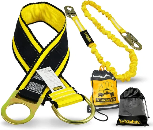 Vista 11 de KwikSafety – Charlotte, NC – GIBBON GRIP Correa de Anclaje de Seguridad de 3 pies para Brazo Cruzado, Anclaje de Viga Choker, Sistema de Arresto
