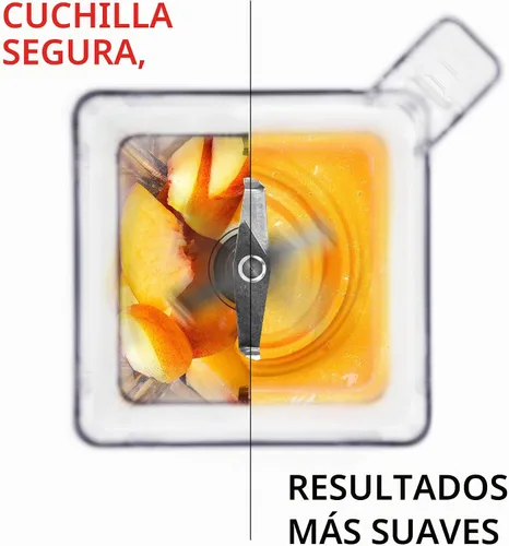 Vista 6 de Blendtec Total Blender Classic (Negro), WildSide+ Jar & GO Bottle