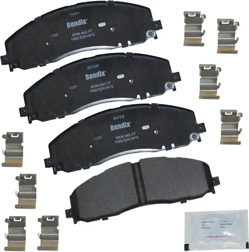 Vista 348 de Bendix Pastillas de freno delanteras de cerámica Priority1 CFC465AK2 para Acura EL 2005-1997, Honda Civic 2011-1996, Insight 2014-2010