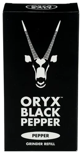 Oryx Recambio de molinillo de pimienta negra, 3.52 oz