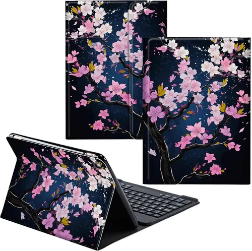 Vista 15 de Funda para Samsung Galaxy Tab S6 Lite 2022/2020 Teclado inalámbrico desmontable y cubierta de cuero PU Funda protectora para tableta para Samsung
