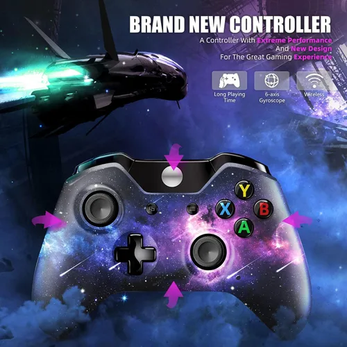 Vista 5 de TRUST BE Wireless Controller Compatible with Xbox One. For all Xbox One, Series X S and PC models. 3.5mm headphone jack, Bluetooth, joystick and