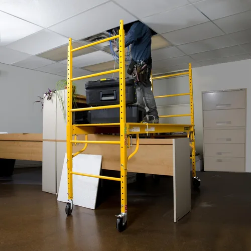 Vista 4 de Metaltech Placas base para andamios fijos interiores Baker - Juego de 4, número de modelo I-IBBF4