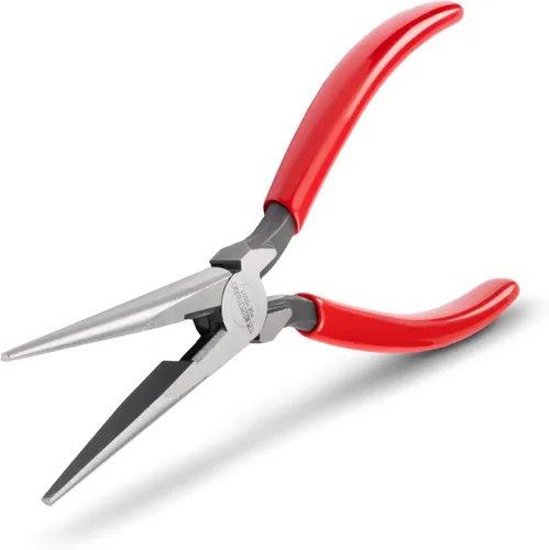 Vista 11 de TEKTON Alicates de punta larga de mandíbula lisa doblada de 70 grados de 6 pulgadas PGF15406