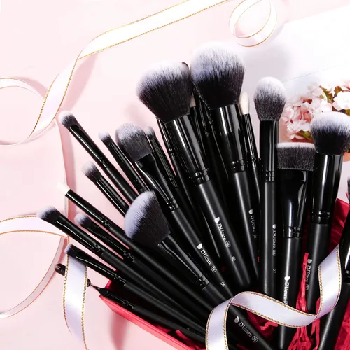 Vista 2 de DUcare Cepillos de maquillaje+limpiador de brochas de maquillaje..