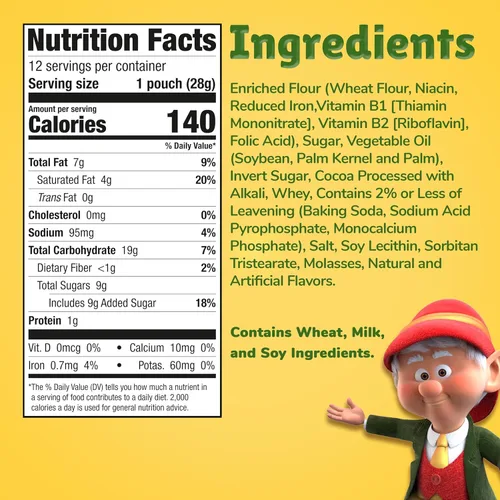 Vista 2 de Keebler On-The-Go Fudge Stripes - Galletas de rayas, 12 unidades (paquete de 1)