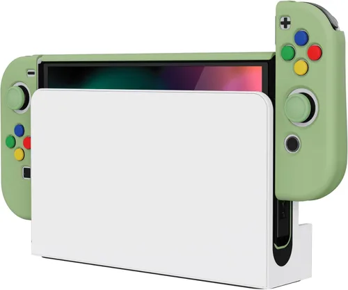 Vista 6 de PlayVital AlterGrips - Funda protectora delgada para Nintendo Switch OLED, funda de agarre ergonómica para Joycon, carcasa rígida acoplable