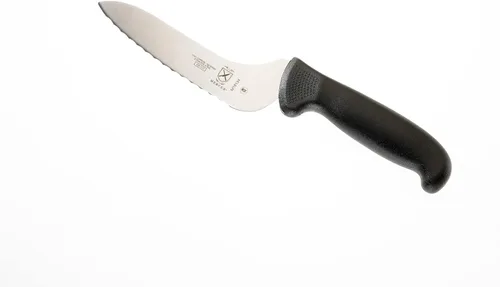 Vista 2 de Mercer Culinary M18134BK Cuchillo para pan, 6 pulgadas, negro Millennia