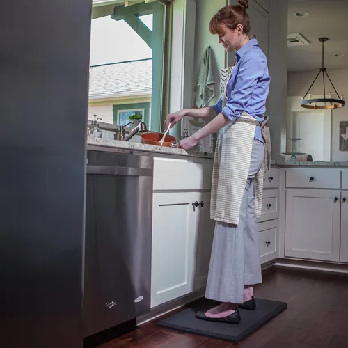 Vista 9 de Extra Grueso de una pulgada, tapete antifatiga para estar de pie, tapete suave para estar de pie, para la oficina, ergonómico, tapete para el piso