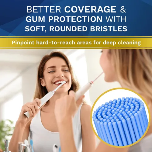 Vista 6 de Cabezales de repuesto compatibles con Oral B, paquete de 16 cabezales de cepillo de dientes Aster compatibles con Oral B Braun Professional