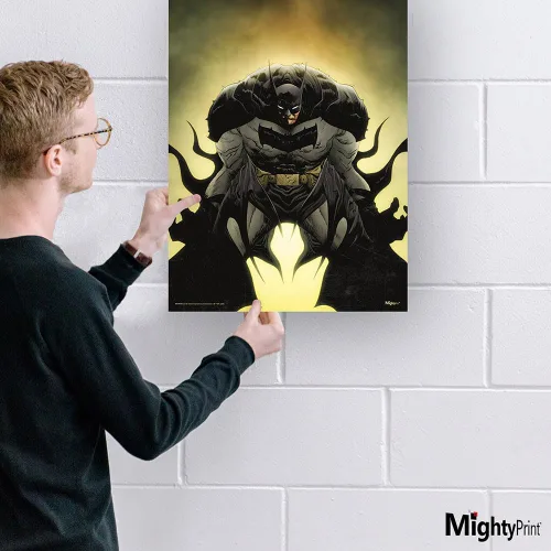 Vista 133 de MIGHTYPRINT DC Comics - Absolute Batman - Cubierta de la variante número 1 - Arte de pared de 17 x 24 pulgadas - Colección oficial - Ideal