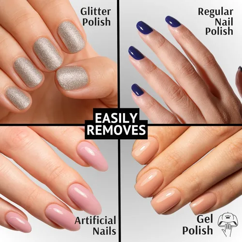 Vista 3 de Pronto Removedor de esmalte de uñas 100% acetona, removedor de esmalte de gel para uñas, removedor de esmalte de uñas de acetona para uñas