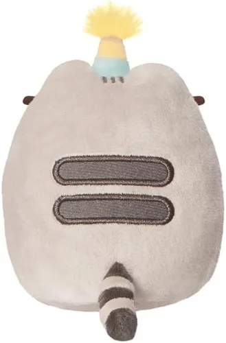 Vista 4 de Aurora, 61518, Party Pusheen pequeño, peluche ecológico, color gris