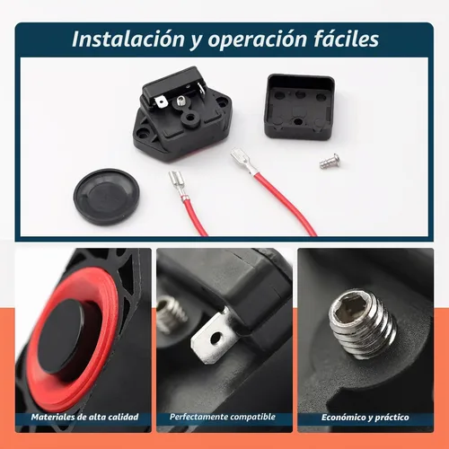 Vista 6 de Kit de interruptor de bomba mejorado de repuesto para Flojet Triplex piezas de repuesto 2091050, equipado con interruptor de 50 psi y cables de cable