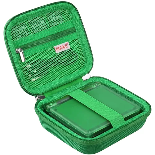 Vista 10 de BOVKE Carrying Case Compatible with Anbernic RG35XXSP Handheld Game Console, RG35XXSP Clamshell Retro Games Consoles Flip Hand-held System Holder