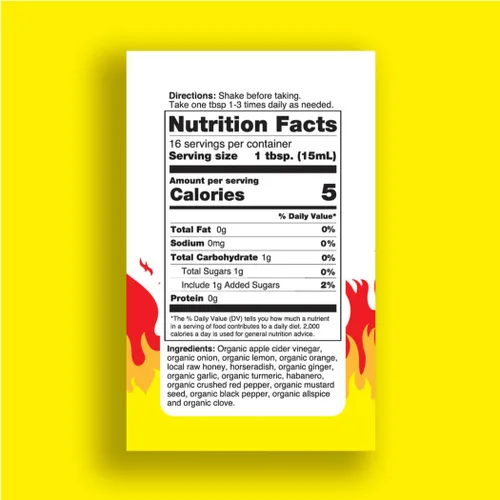 Vista 4 de (8 onzas de Happy Pantry. Sidra de fuego cruda, sin pasteurizar, hecha a mano de primera calidad hecha con ingredientes orgánicos.