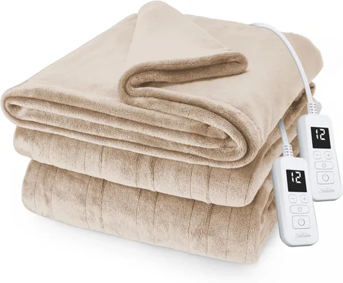 Vista 21 de Sunbeam Royal Posh Night Fog Manta Calefactada - King Niebla nocturna