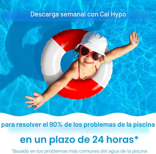 Vista 4 de HTH 52037R Pool Care Shock Advanced, producto químico para piscina, fórmula Cal Hypo, previene bacterias y algas, restaura el agua cristalina
