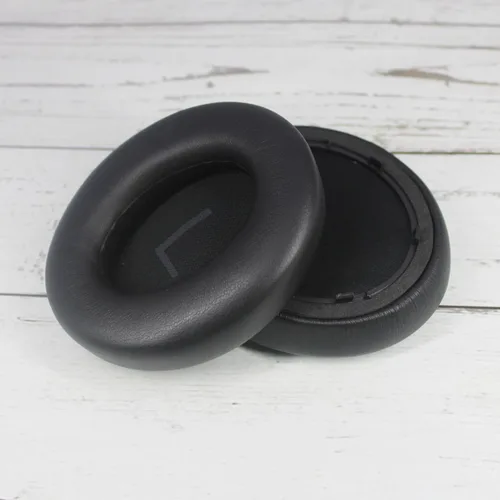 Vista 7 de Adhiper Anker Space Q45 - Almohadillas de repuesto para auriculares Anker Space Q45 Adaptive Noise Cancelling Headphones, con hebilla, cuero Negro