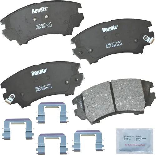 Vista 89 de Bendix Pastillas de freno delanteras de cerámica Priority1 CFC465AK2 para Acura EL 2005-1997, Honda Civic 2011-1996, Insight 2014-2010
