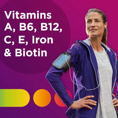 Vista 4 de Centrum - Multivitamin for Women - Multivitamínico para mujer; suplemento multivitamínico/multimineral con hierro, vitaminas D3, B y antioxidantes C