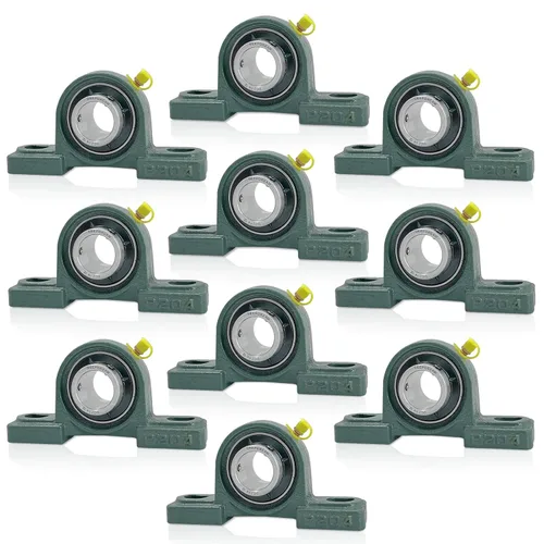 Vista 20 de 4 piezas de 10 mm Rodamiento con Brida Cojinete de Empuje o Descanso Montado KP000 Bloque de Rodamiento