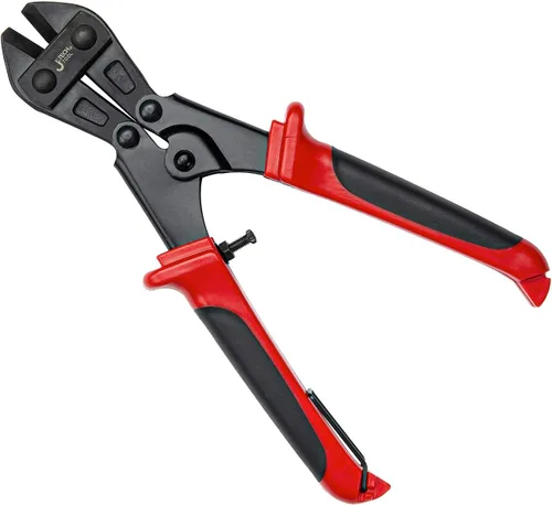 Vista 4 de Jetech Cortador de pernos resistente de 8 pulgadas, cuchillas de acero de aleación Cr-V tratadas térmicamente, adecuado para varillas, alambres