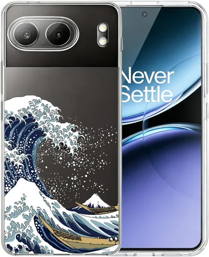 Vista 21 de Unov Case Compatible with OnePlus Nord 4 5G Clear with Design Soft TPU Shock Absorption Slim Embossed Pattern Protective Back Cover OnePlus Nord 4