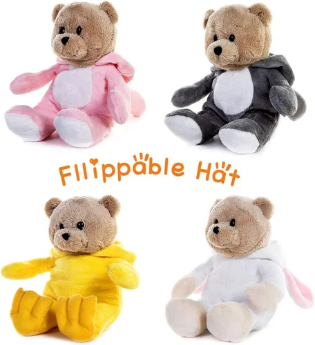 Vista 2 de My OLi - Oso de peluche (9.0 pulgadas), paquete de 2 osos de peluche personalizados