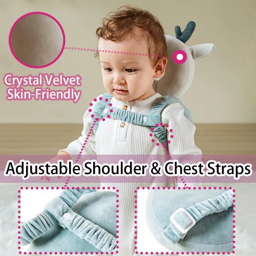 Vista 5 de Mochila de protección para bebés pequeños, almohadilla protectora de cabeza, cojín de seguridad para gatear y caminar
