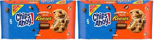 Vista 18 de Chips Ahoy! Cookies with Reese's - Tazas de mantequilla de maní tamaño familiar de 14.25 onzas, chispas de chocolate, 1 unidad