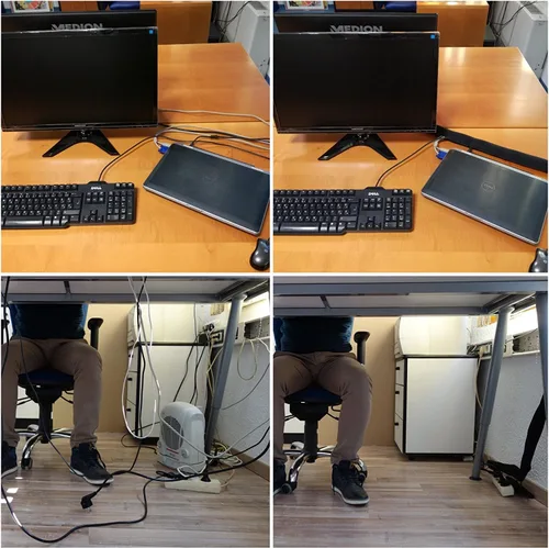 Vista 5 de Funda de gestión de cables de 120 pulgadas, el mejor organizador de cables para TV en la pared, computadora, oficina, bricolaje, ajustable