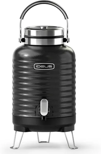 Vista 9 de IDEUS Jarra térmica para café 68oz (2,000ml), Jarra de acero inoxidable de doble pared aislada al vacío, Jarra de agua, servidor de café