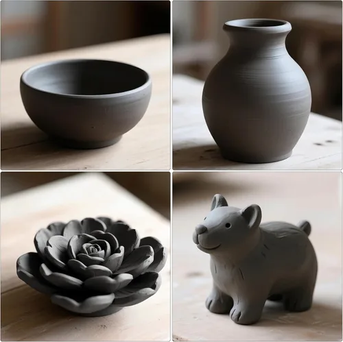 Vista 7 de VIBRATITE Arcilla natural seca al aire a granel, 10 libras de arcilla de cerámica para modelado multiusos para principiantes y profesionales